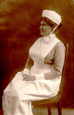 Grandmother Henderson as hospital nurse 1917