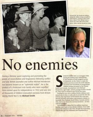 The article in Reform magazine first page