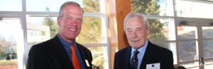 The Rectory School Headmaster Fred Williams presenting the award. Photo: Mary Lou Seaward