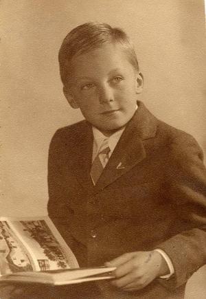 The author as an evacuee in Boston