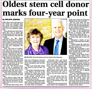 North Devon Journal article about Erica Henderson