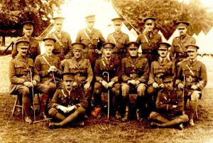 Officers Hampshire Regt ireland 1918